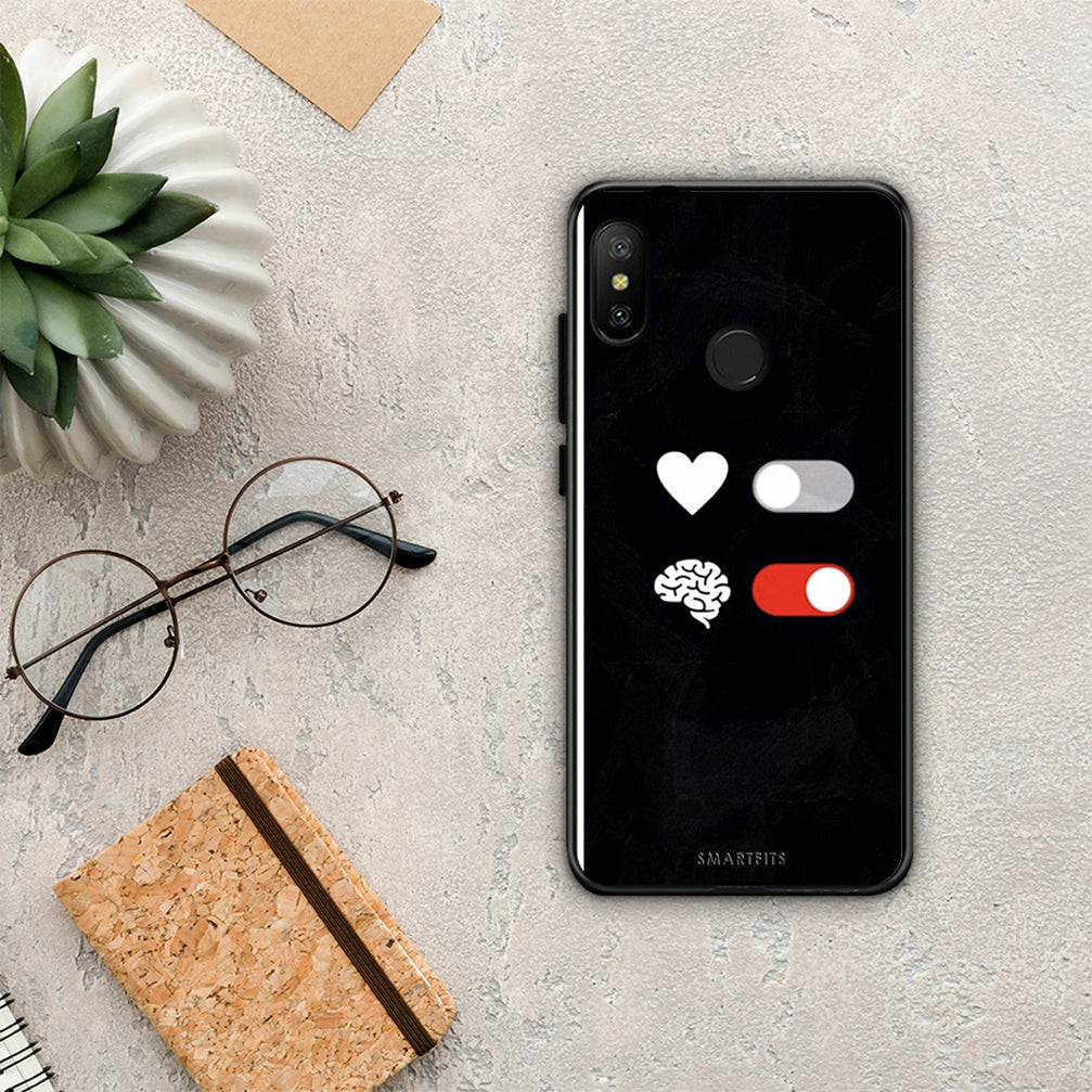 Heart vs Brain - Xiaomi Mi A2 Lite case