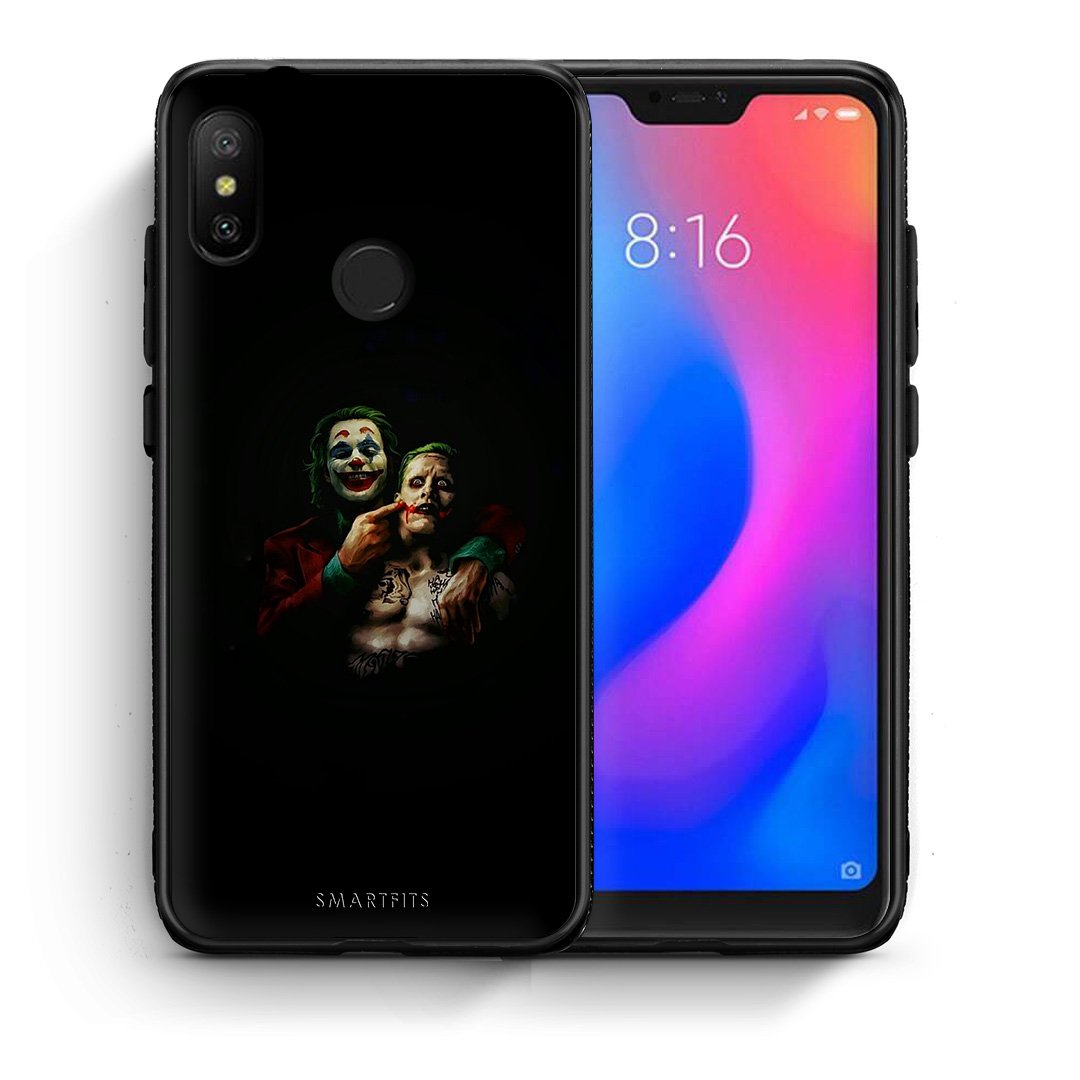 Θήκη Xiaomi Mi A2 Lite Clown Hero από τη Smartfits με σχέδιο στο πίσω μέρος και μαύρο περίβλημα | Xiaomi Mi A2 Lite Clown Hero case with colorful back and black bezels