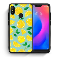 Thumbnail for Θήκη Xiaomi Mi A2 Lite Lemons από τη Smartfits με σχέδιο στο πίσω μέρος και μαύρο περίβλημα | Xiaomi Mi A2 Lite Lemons case with colorful back and black bezels