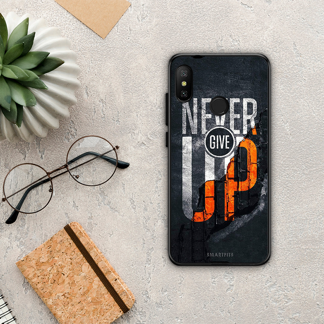 Never Give Up - Xiaomi Mi A2 Lite case