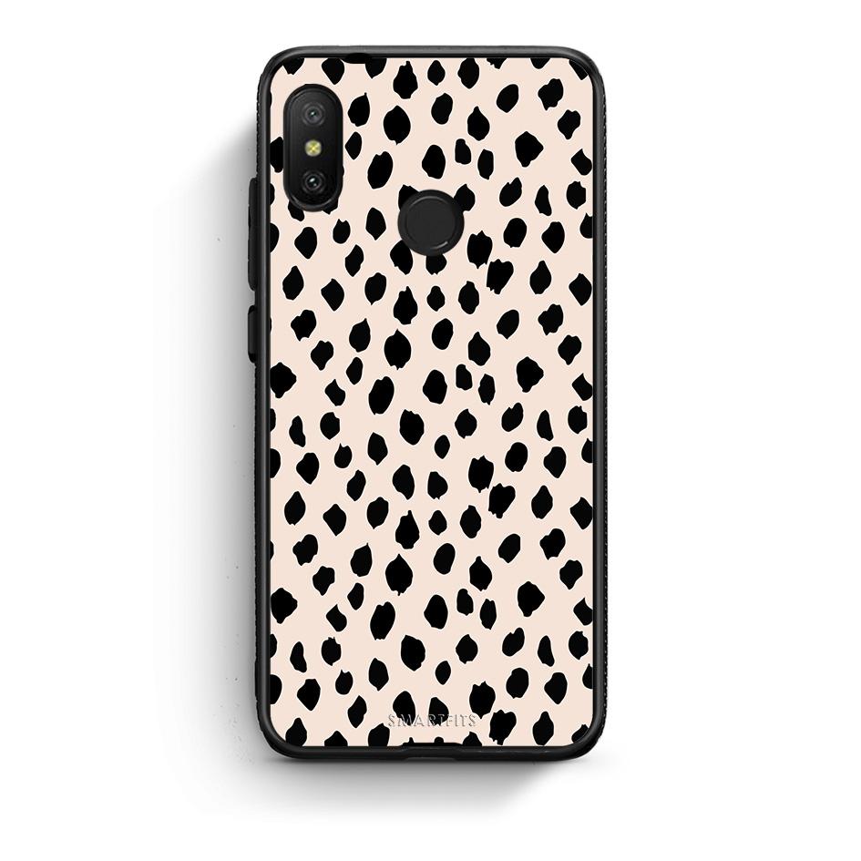 Xiaomi Mi A2 Lite New Polka Dots θήκη από τη Smartfits με σχέδιο στο πίσω μέρος και μαύρο περίβλημα | Smartphone case with colorful back and black bezels by Smartfits