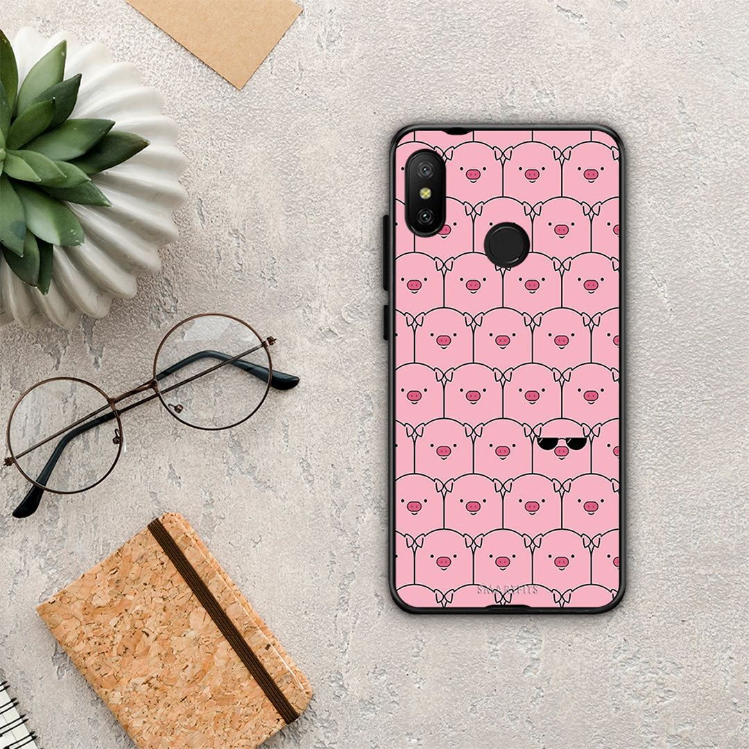 Pig Glasses - Xiaomi Mi A2 Lite case