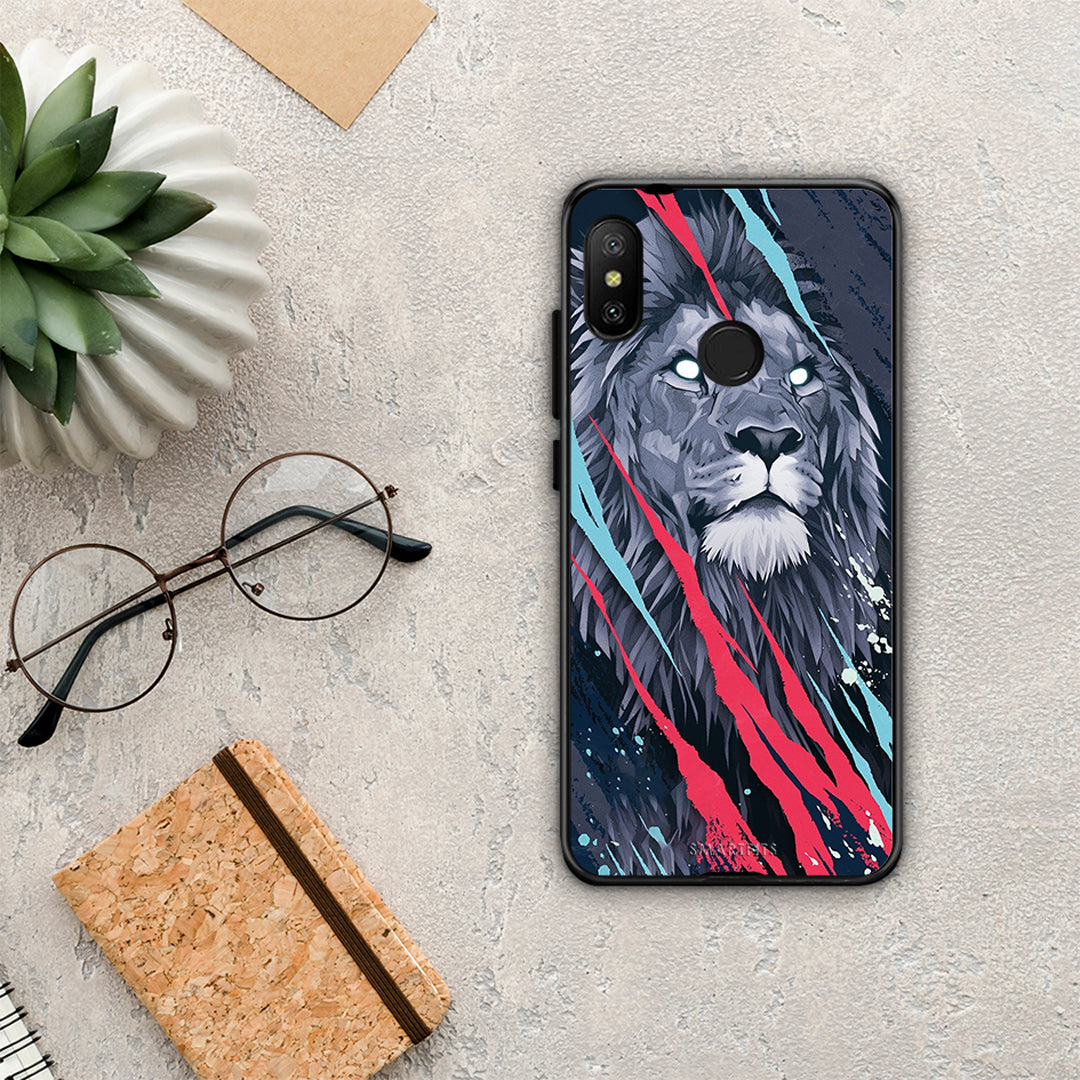 PopArt Lion Designer - Xiaomi Mi A2 Lite case