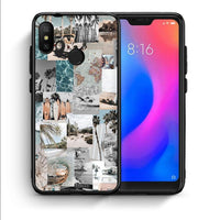 Thumbnail for Θήκη Xiaomi Mi A2 Lite Retro Beach Life από τη Smartfits με σχέδιο στο πίσω μέρος και μαύρο περίβλημα | Xiaomi Mi A2 Lite Retro Beach Life case with colorful back and black bezels
