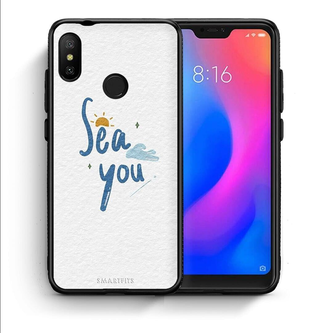 Θήκη Xiaomi Mi A2 Lite Sea You από τη Smartfits με σχέδιο στο πίσω μέρος και μαύρο περίβλημα | Xiaomi Mi A2 Lite Sea You case with colorful back and black bezels