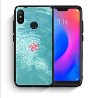 Thumbnail for Θήκη Xiaomi Mi A2 Lite Water Flower από τη Smartfits με σχέδιο στο πίσω μέρος και μαύρο περίβλημα | Xiaomi Mi A2 Lite Water Flower case with colorful back and black bezels