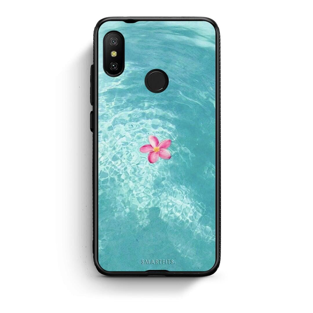 Xiaomi Mi A2 Lite Water Flower Θήκη από τη Smartfits με σχέδιο στο πίσω μέρος και μαύρο περίβλημα | Smartphone case with colorful back and black bezels by Smartfits