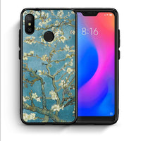Thumbnail for Θήκη Xiaomi Mi A2 Lite White Blossoms από τη Smartfits με σχέδιο στο πίσω μέρος και μαύρο περίβλημα | Xiaomi Mi A2 Lite White Blossoms case with colorful back and black bezels