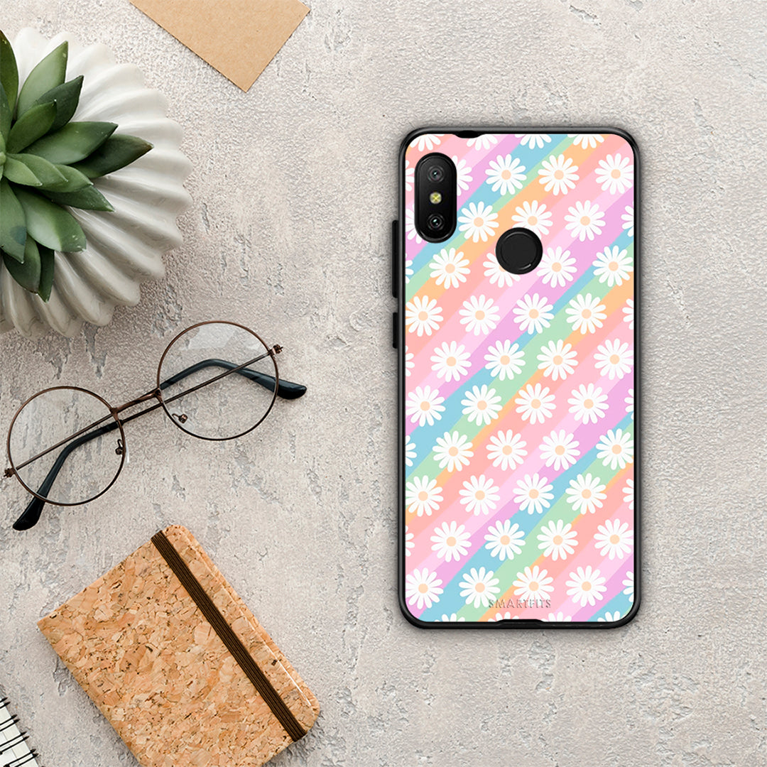 White Daisies - Xiaomi Mi A2 Lite case