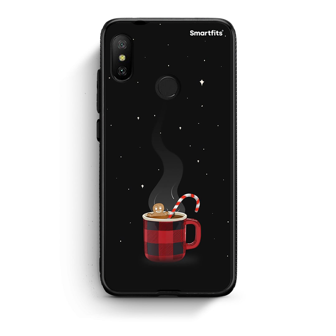 Xiaomi Mi A2 Lite Xmas Bathing θήκη από τη Smartfits με σχέδιο στο πίσω μέρος και μαύρο περίβλημα | Smartphone case with colorful back and black bezels by Smartfits