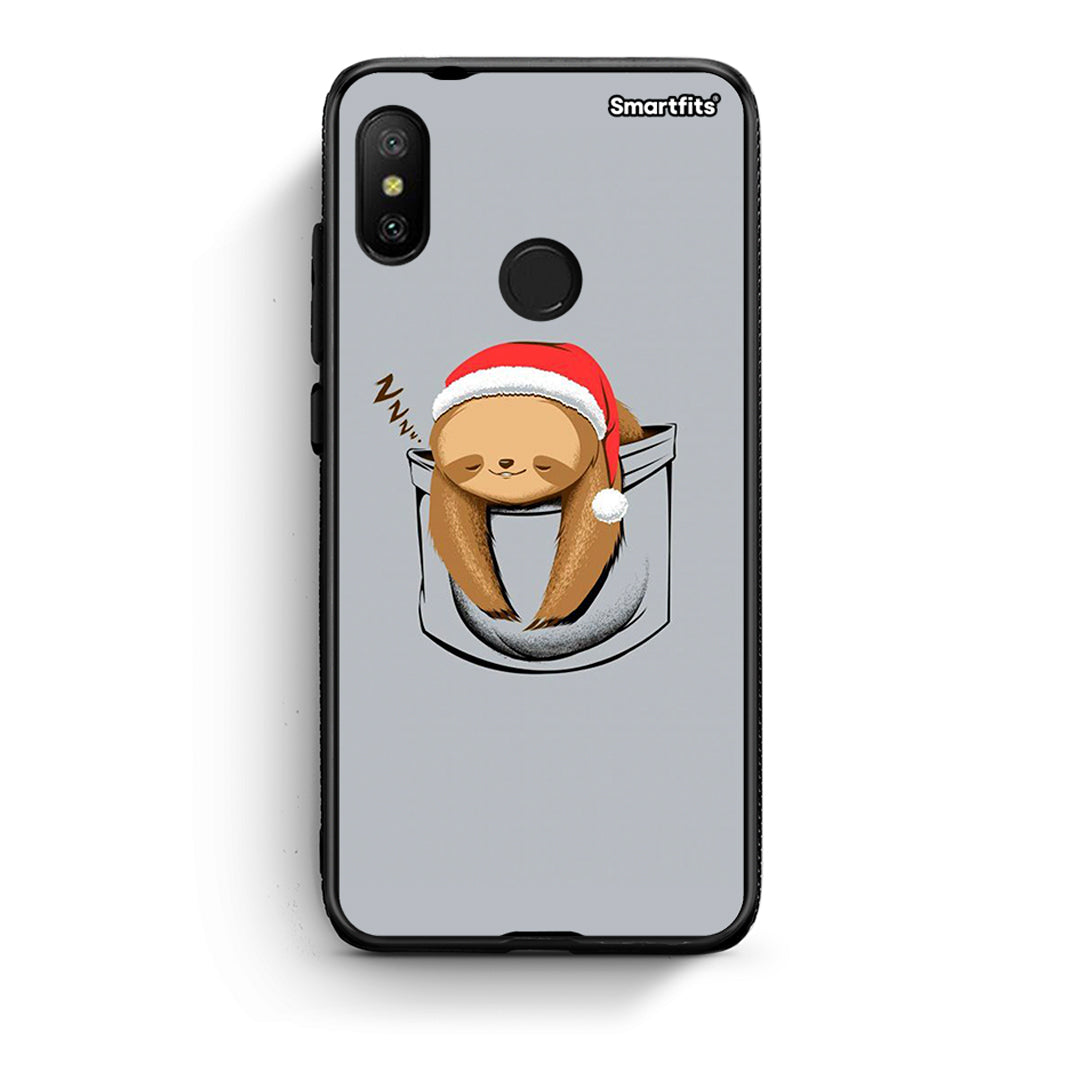 Xiaomi Mi A2 Lite Xmas Zzzz θήκη από τη Smartfits με σχέδιο στο πίσω μέρος και μαύρο περίβλημα | Smartphone case with colorful back and black bezels by Smartfits