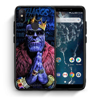Thumbnail for Θήκη Xiaomi Mi A2 Thanos PopArt από τη Smartfits με σχέδιο στο πίσω μέρος και μαύρο περίβλημα | Xiaomi Mi A2 Thanos PopArt case with colorful back and black bezels