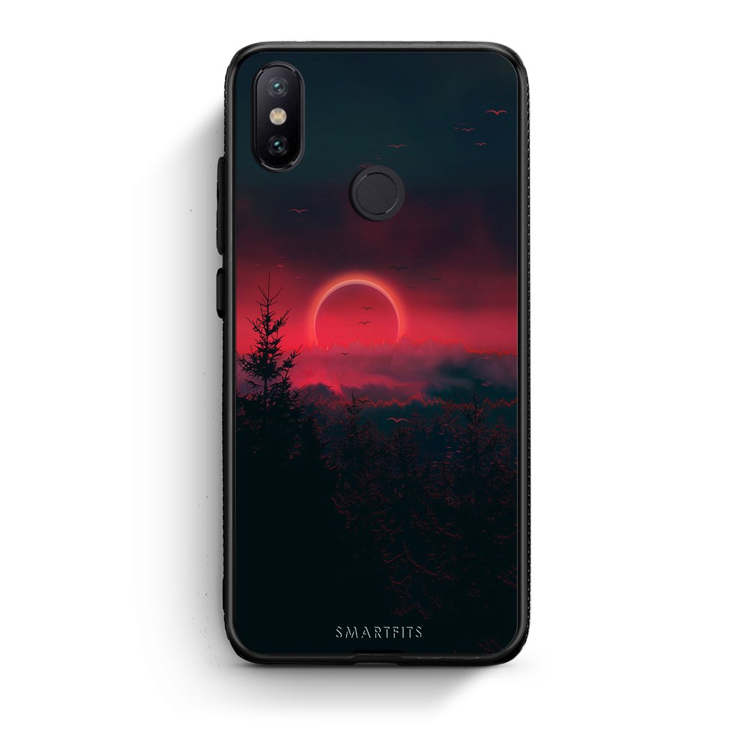 4 - Xiaomi Mi A2 Sunset Tropic case, cover, bumper