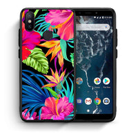 Thumbnail for Θήκη Xiaomi Mi A2 Tropical Flowers από τη Smartfits με σχέδιο στο πίσω μέρος και μαύρο περίβλημα | Xiaomi Mi A2 Tropical Flowers case with colorful back and black bezels