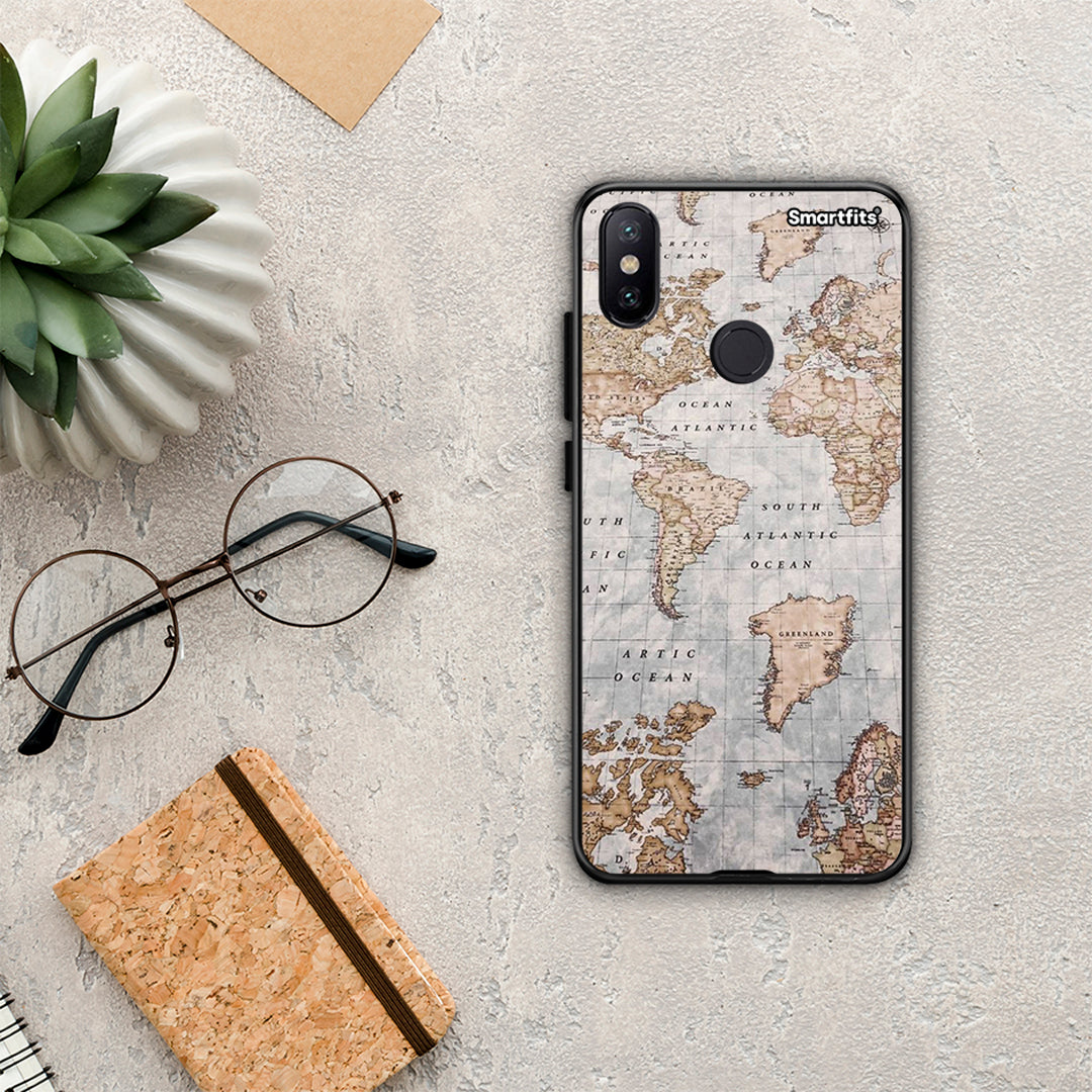 World Map - Xiaomi Mi A2 case