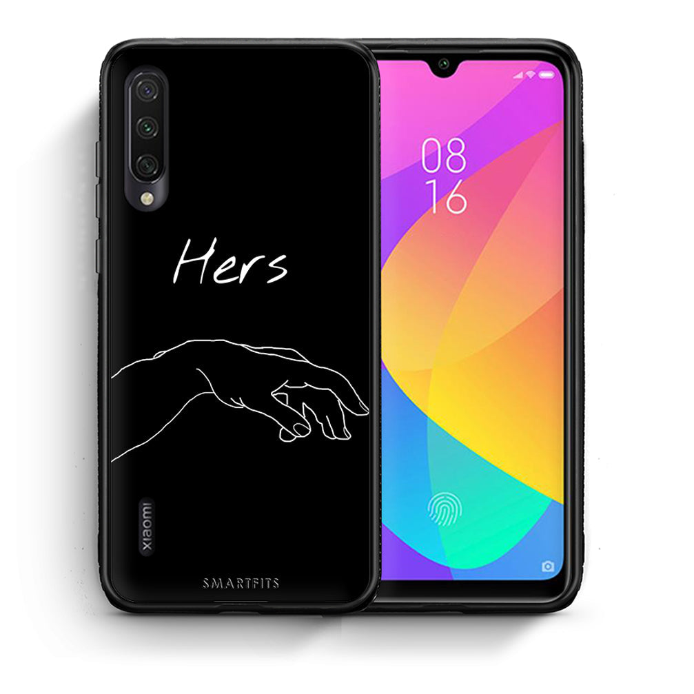 Θήκη Αγίου Βαλεντίνου Xiaomi Mi A3 Aeshetic Love 1 από τη Smartfits με σχέδιο στο πίσω μέρος και μαύρο περίβλημα | Xiaomi Mi A3 Aeshetic Love 1 case with colorful back and black bezels