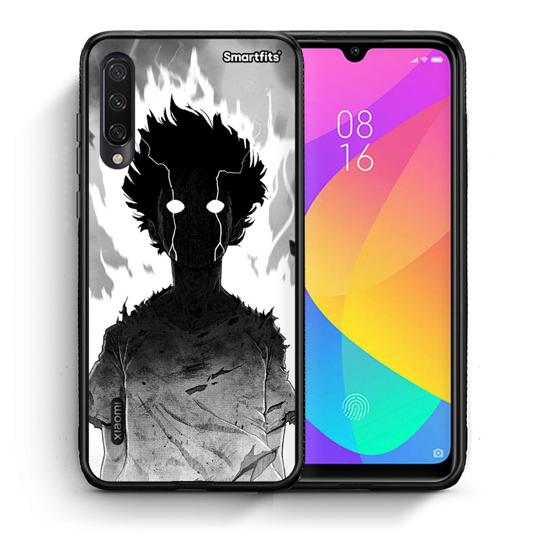 Θήκη Xiaomi Mi A3 Anime Boy από τη Smartfits με σχέδιο στο πίσω μέρος και μαύρο περίβλημα | Xiaomi Mi A3 Anime Boy case with colorful back and black bezels