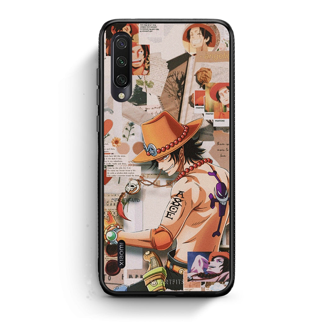 Xiaomi Mi A3 Anime Collage θήκη από τη Smartfits με σχέδιο στο πίσω μέρος και μαύρο περίβλημα | Smartphone case with colorful back and black bezels by Smartfits