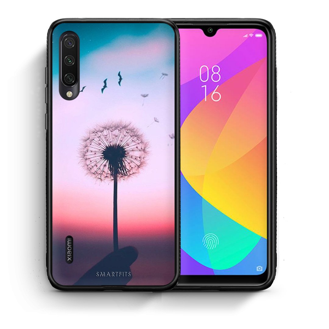 Θήκη Xiaomi Mi A3 Wish Boho από τη Smartfits με σχέδιο στο πίσω μέρος και μαύρο περίβλημα | Xiaomi Mi A3 Wish Boho case with colorful back and black bezels