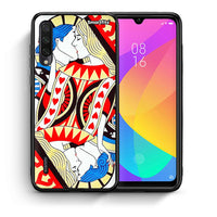 Thumbnail for Θήκη Xiaomi Mi A3 Card Love από τη Smartfits με σχέδιο στο πίσω μέρος και μαύρο περίβλημα | Xiaomi Mi A3 Card Love case with colorful back and black bezels