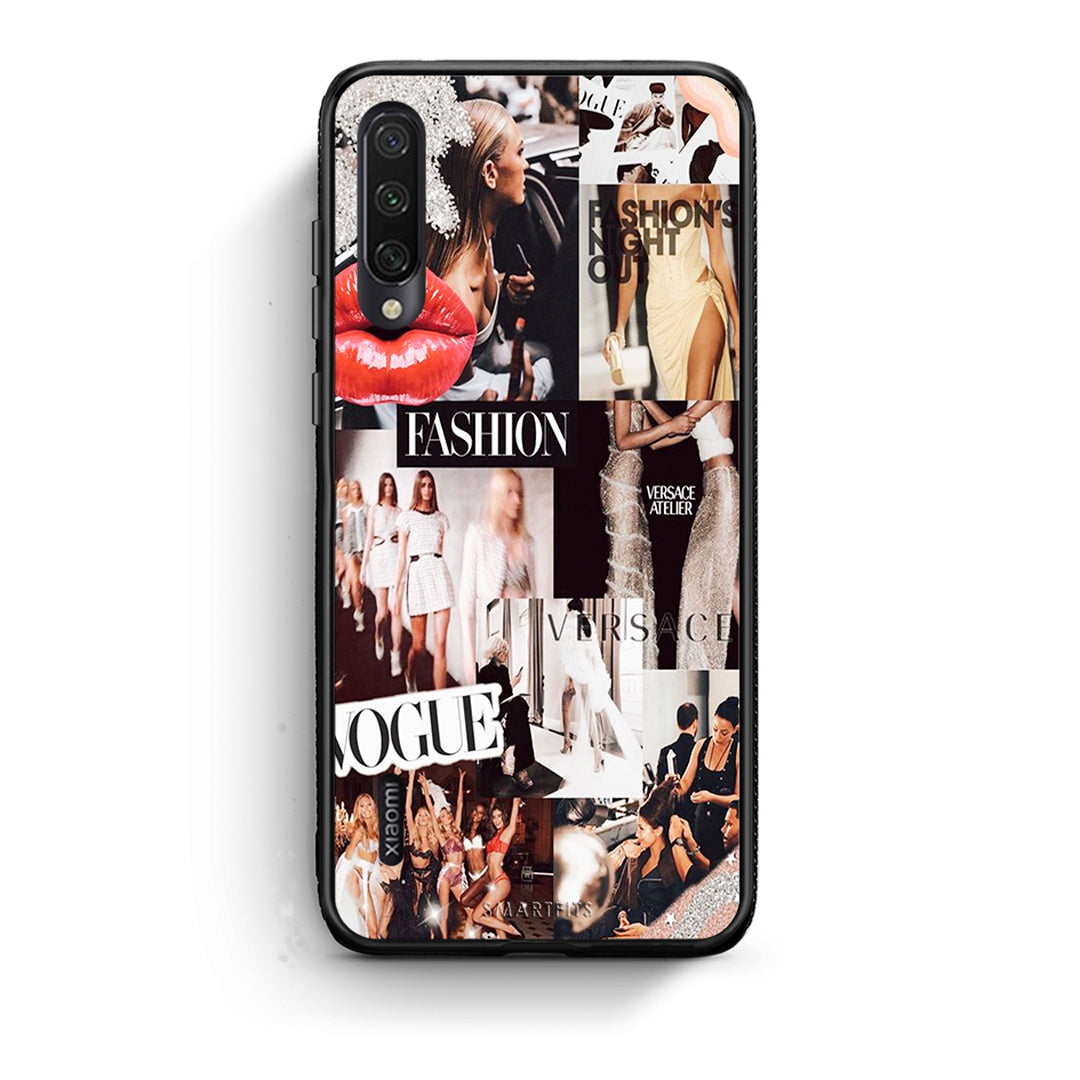 Xiaomi Mi A3 Collage Fashion Θήκη Αγίου Βαλεντίνου από τη Smartfits με σχέδιο στο πίσω μέρος και μαύρο περίβλημα | Smartphone case with colorful back and black bezels by Smartfits