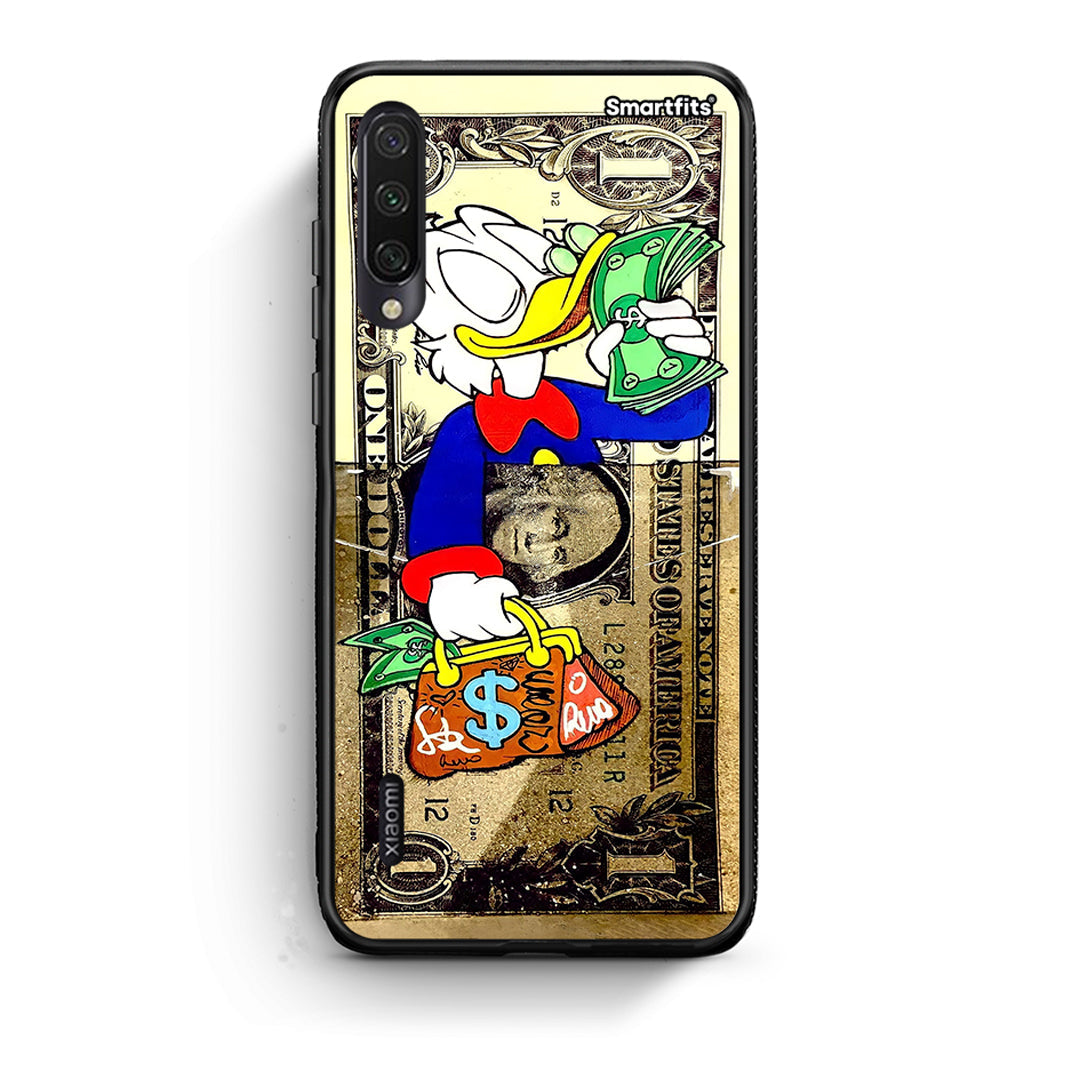 Xiaomi Mi A3 Duck Money Θήκη από τη Smartfits με σχέδιο στο πίσω μέρος και μαύρο περίβλημα | Smartphone case with colorful back and black bezels by Smartfits