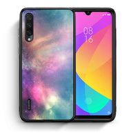 Thumbnail for Θήκη Xiaomi Mi A3 Rainbow Galaxy από τη Smartfits με σχέδιο στο πίσω μέρος και μαύρο περίβλημα | Xiaomi Mi A3 Rainbow Galaxy case with colorful back and black bezels