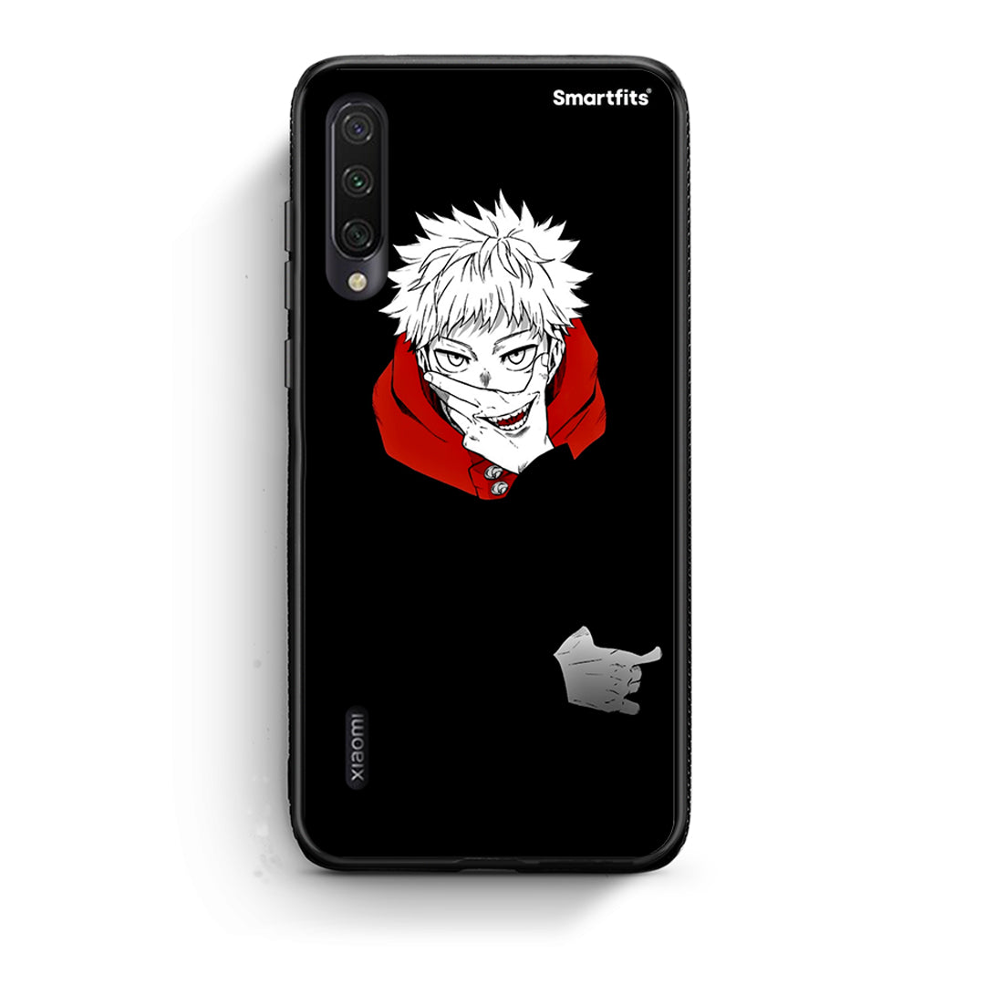 Xiaomi Mi A3 Itadori Anime θήκη από τη Smartfits με σχέδιο στο πίσω μέρος και μαύρο περίβλημα | Smartphone case with colorful back and black bezels by Smartfits