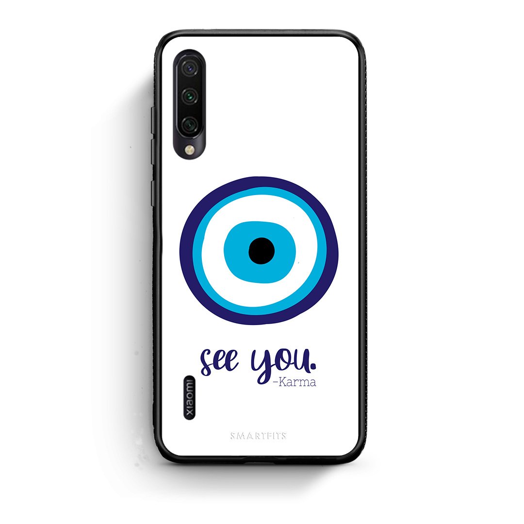 Xiaomi Mi A3 Karma Says θήκη από τη Smartfits με σχέδιο στο πίσω μέρος και μαύρο περίβλημα | Smartphone case with colorful back and black bezels by Smartfits