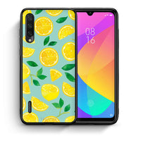 Thumbnail for Θήκη Xiaomi Mi A3 Lemons από τη Smartfits με σχέδιο στο πίσω μέρος και μαύρο περίβλημα | Xiaomi Mi A3 Lemons case with colorful back and black bezels