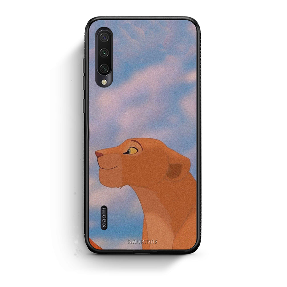 Xiaomi Mi A3 Lion Love 2 Θήκη Αγίου Βαλεντίνου από τη Smartfits με σχέδιο στο πίσω μέρος και μαύρο περίβλημα | Smartphone case with colorful back and black bezels by Smartfits