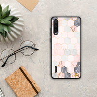 Thumbnail for Marble Hexagon Pink - Xiaomi Mi A3 case