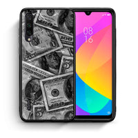 Thumbnail for Θήκη Xiaomi Mi A3 Money Dollars από τη Smartfits με σχέδιο στο πίσω μέρος και μαύρο περίβλημα | Xiaomi Mi A3 Money Dollars case with colorful back and black bezels