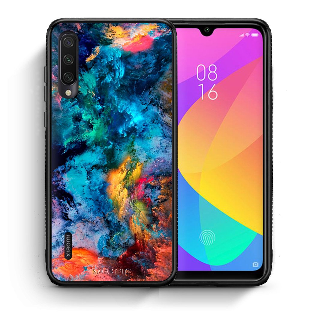 Θήκη Xiaomi Mi A3 Crayola Paint από τη Smartfits με σχέδιο στο πίσω μέρος και μαύρο περίβλημα | Xiaomi Mi A3 Crayola Paint case with colorful back and black bezels