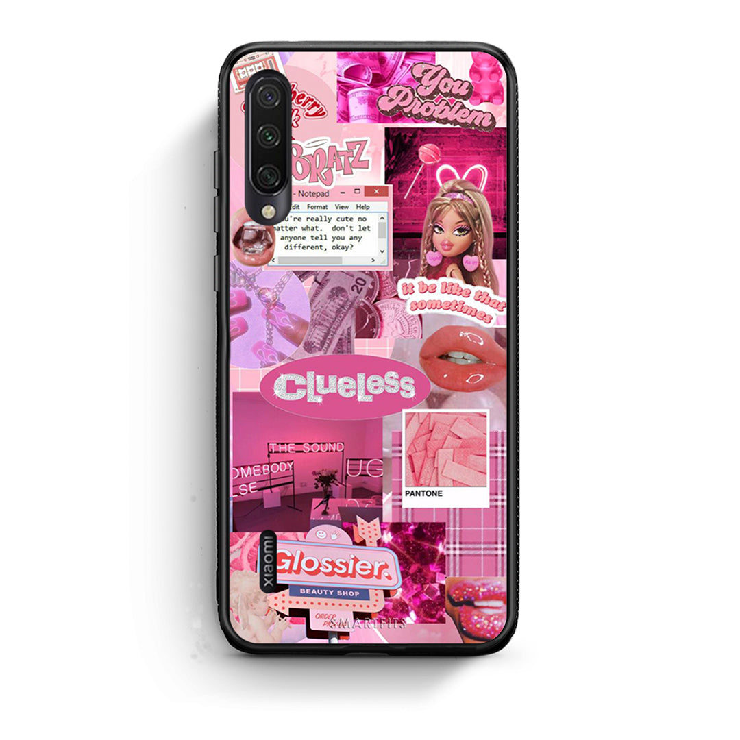 Xiaomi Mi A3 Pink Love Θήκη Αγίου Βαλεντίνου από τη Smartfits με σχέδιο στο πίσω μέρος και μαύρο περίβλημα | Smartphone case with colorful back and black bezels by Smartfits