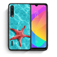 Thumbnail for Θήκη Xiaomi Mi A3 Red Starfish από τη Smartfits με σχέδιο στο πίσω μέρος και μαύρο περίβλημα | Xiaomi Mi A3 Red Starfish case with colorful back and black bezels