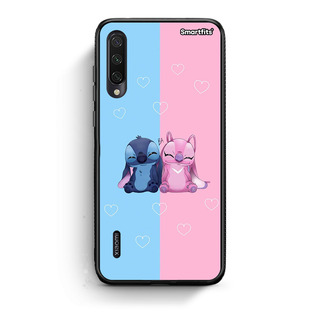 Xiaomi Mi A3 Stitch And Angel θήκη από τη Smartfits με σχέδιο στο πίσω μέρος και μαύρο περίβλημα | Smartphone case with colorful back and black bezels by Smartfits