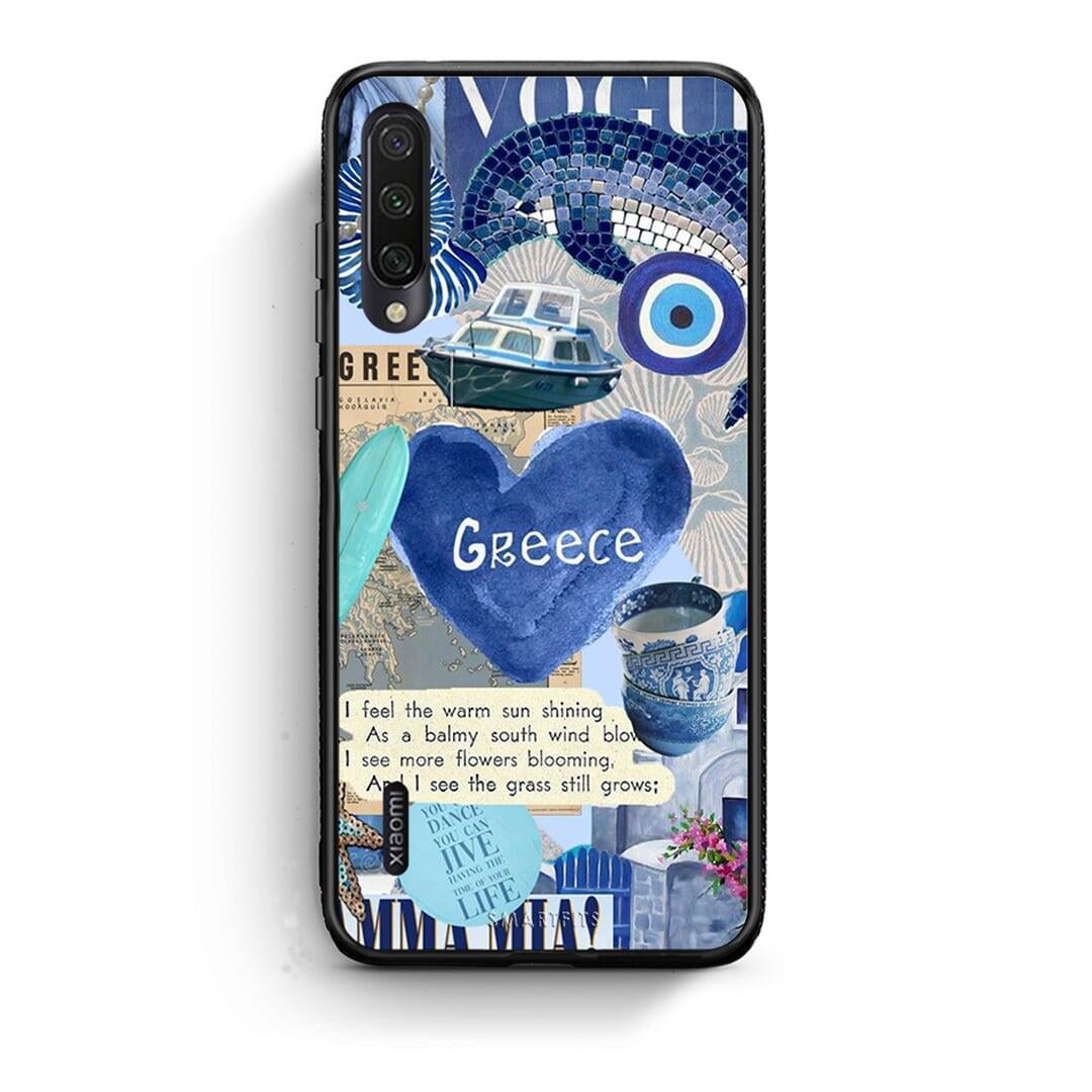 Xiaomi Mi A3 Summer In Greece Θήκη από τη Smartfits με σχέδιο στο πίσω μέρος και μαύρο περίβλημα | Smartphone case with colorful back and black bezels by Smartfits