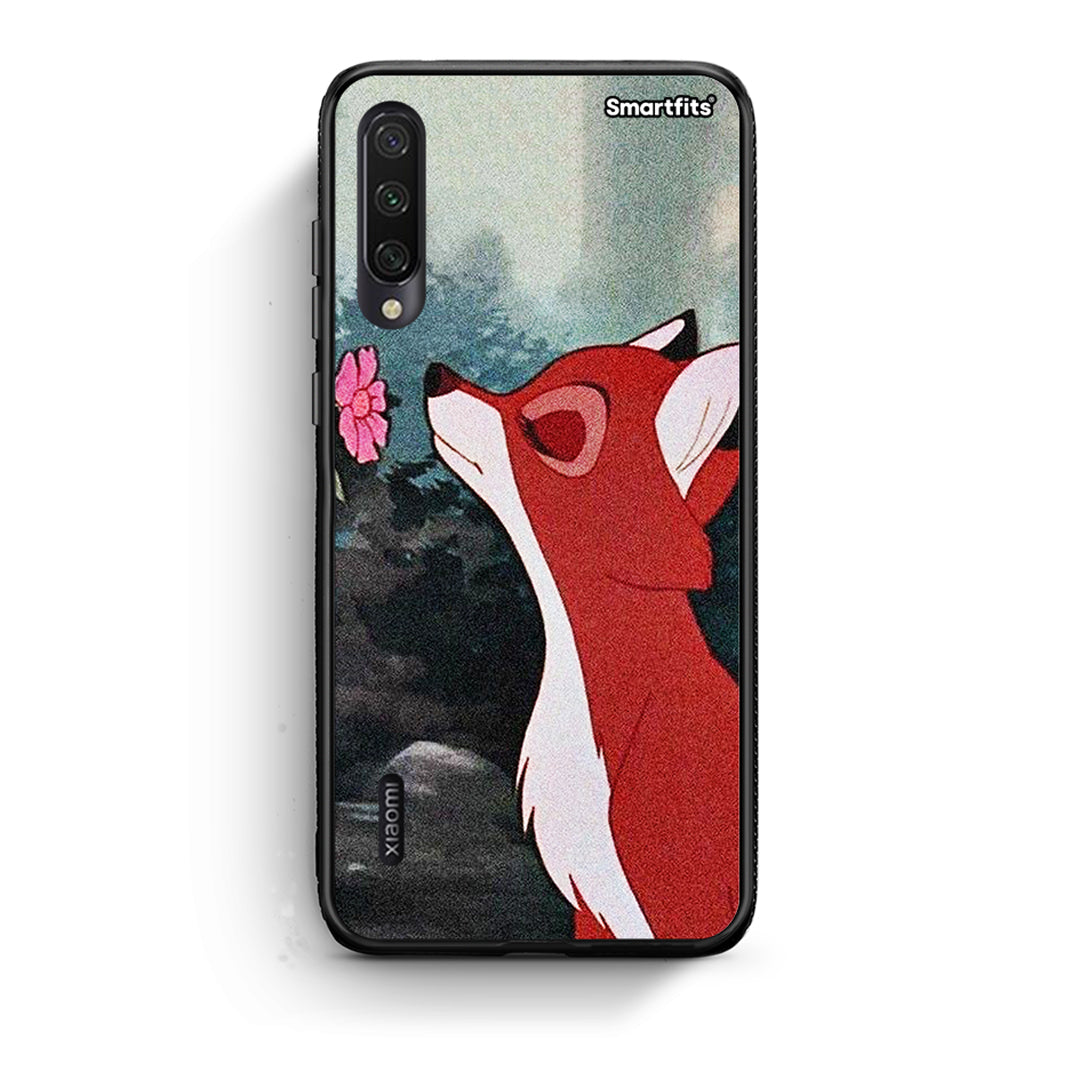 Xiaomi Mi A3 Tod And Vixey Love 2 θήκη από τη Smartfits με σχέδιο στο πίσω μέρος και μαύρο περίβλημα | Smartphone case with colorful back and black bezels by Smartfits