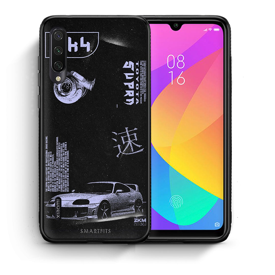Θήκη Αγίου Βαλεντίνου Xiaomi Mi A3 Tokyo Drift από τη Smartfits με σχέδιο στο πίσω μέρος και μαύρο περίβλημα | Xiaomi Mi A3 Tokyo Drift case with colorful back and black bezels
