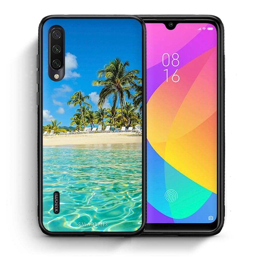 Θήκη Xiaomi Mi A3 Tropical Vibes από τη Smartfits με σχέδιο στο πίσω μέρος και μαύρο περίβλημα | Xiaomi Mi A3 Tropical Vibes case with colorful back and black bezels