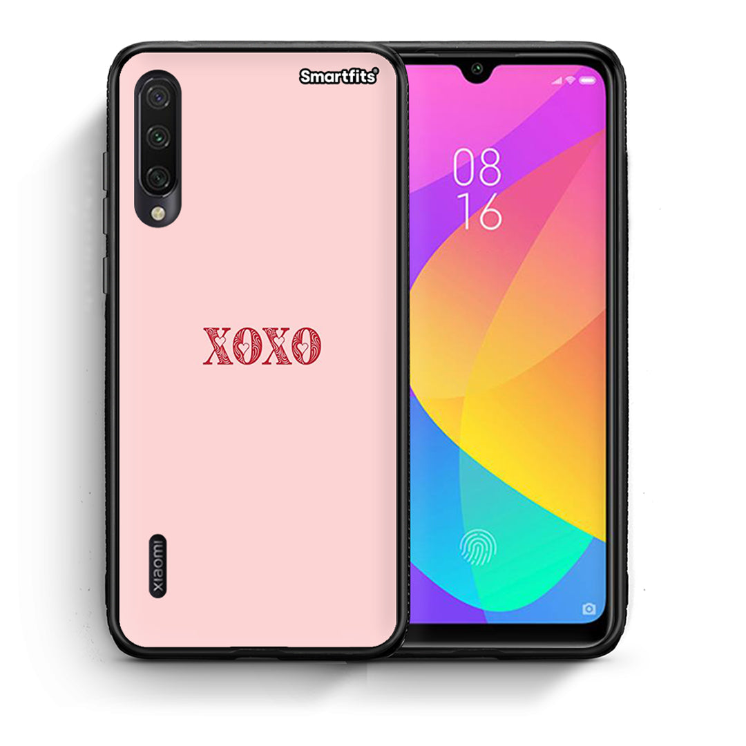 Θήκη Xiaomi Mi A3 XOXO Love από τη Smartfits με σχέδιο στο πίσω μέρος και μαύρο περίβλημα | Xiaomi Mi A3 XOXO Love case with colorful back and black bezels