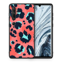 Thumbnail for Θήκη Xiaomi Mi Note 10 Pro Pink Leopard Animal από τη Smartfits με σχέδιο στο πίσω μέρος και μαύρο περίβλημα | Xiaomi Mi Note 10 Pro Pink Leopard Animal case with colorful back and black bezels