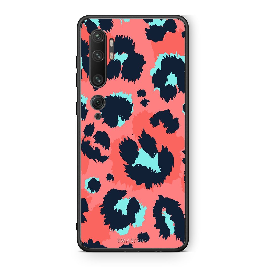 22 - Xiaomi Mi Note 10 Pro Pink Leopard Animal case, cover, bumper