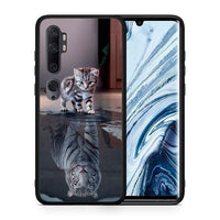 Thumbnail for Θήκη Xiaomi Mi Note 10 Pro Tiger Cute από τη Smartfits με σχέδιο στο πίσω μέρος και μαύρο περίβλημα | Xiaomi Mi Note 10 Pro Tiger Cute case with colorful back and black bezels