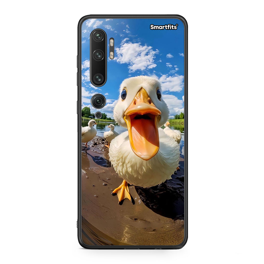 Xiaomi Mi Note 10 Pro Duck Face θήκη από τη Smartfits με σχέδιο στο πίσω μέρος και μαύρο περίβλημα | Smartphone case with colorful back and black bezels by Smartfits