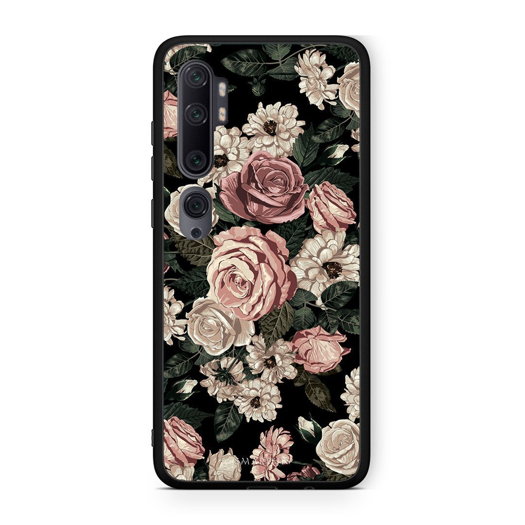 4 - Xiaomi Mi Note 10 Pro Wild Roses Flower case, cover, bumper
