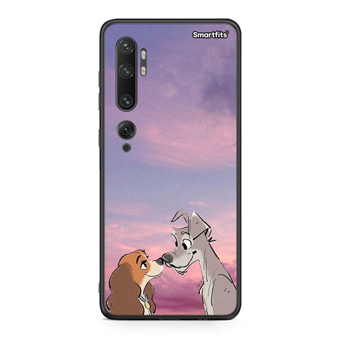 Xiaomi Mi Note 10 Pro Lady And Tramp θήκη από τη Smartfits με σχέδιο στο πίσω μέρος και μαύρο περίβλημα | Smartphone case with colorful back and black bezels by Smartfits