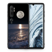 Thumbnail for Θήκη Xiaomi Mi Note 10 Pro Moon Landscape από τη Smartfits με σχέδιο στο πίσω μέρος και μαύρο περίβλημα | Xiaomi Mi Note 10 Pro Moon Landscape case with colorful back and black bezels