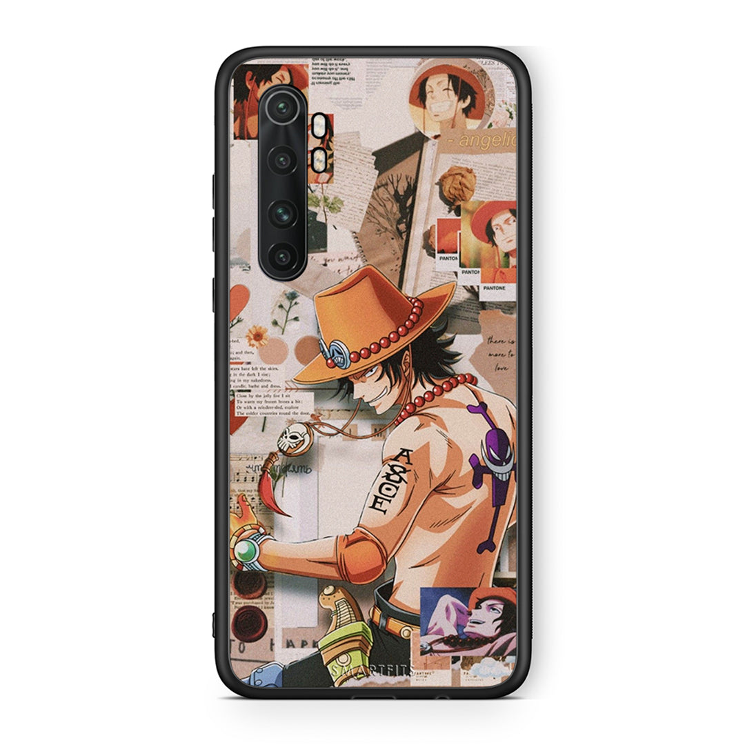 Xiaomi Mi Note 10 Lite Anime Collage θήκη από τη Smartfits με σχέδιο στο πίσω μέρος και μαύρο περίβλημα | Smartphone case with colorful back and black bezels by Smartfits